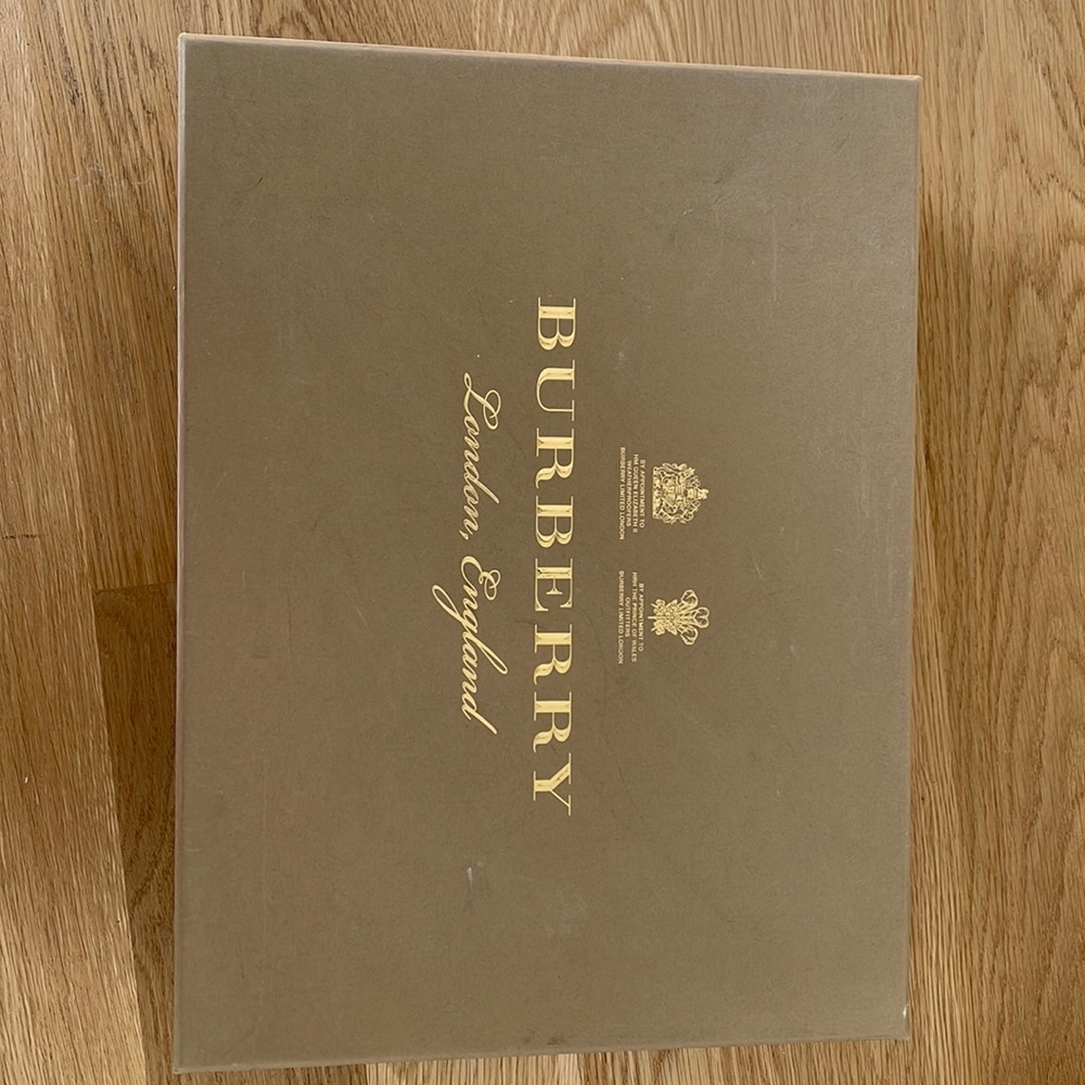 Mens Burberry Suede and Leather High-top Sneakers / Size 42.5